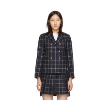 Thom Browne 2019 Womens Casual Classic Wool Suit Jacket - 톰브라운 2019 여성 캐쥬얼 클래식 울 슈트자켓 Thom0260x.Size(s - l).네이비