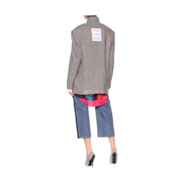 Valentino 2019 Womens Logo Wool Suit Jacket - 발렌티노 2019 여성 로고 울 슈트자켓 Val0246x.Size(xs - m).블랙