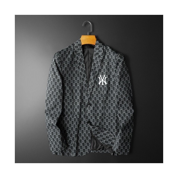 구찌]Gucci 2020 Mens Casual Logo Suit Jackets - 구찌 2020 남성 캐쥬얼 로고 슈트 자켓 Guc03021x.Size(m - 3xl).블랙