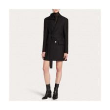 Valentino 2019 Womens Logo Wool Suit Jacket - 발렌티노 2019 여성 로고 울 슈트자켓 Val0288x.Size(s).블랙