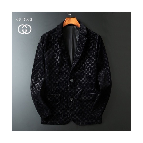 구찌]Gucci 2020 Mens Casual Logo Suit Jackets - 구찌 2020 남성 캐쥬얼 로고 슈트 자켓 Guc03049x.Size(m - 4xl).블랙