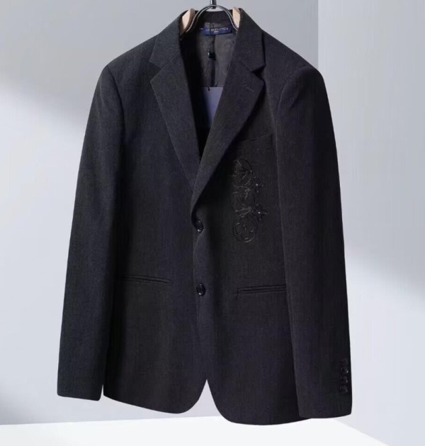 루이비통]Louis vuitton 2023 Mens Logo Suit Jackets - 루이비통 2023 남성 로고 슈트 자켓 Lou02264x.Size(48 - 56).블랙
