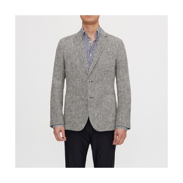 Shellac Mens Basic Slim-fit Suit Jackets Gray - 셸락 2021 남성 베이직 슬림핏 슈트 자켓 She39x