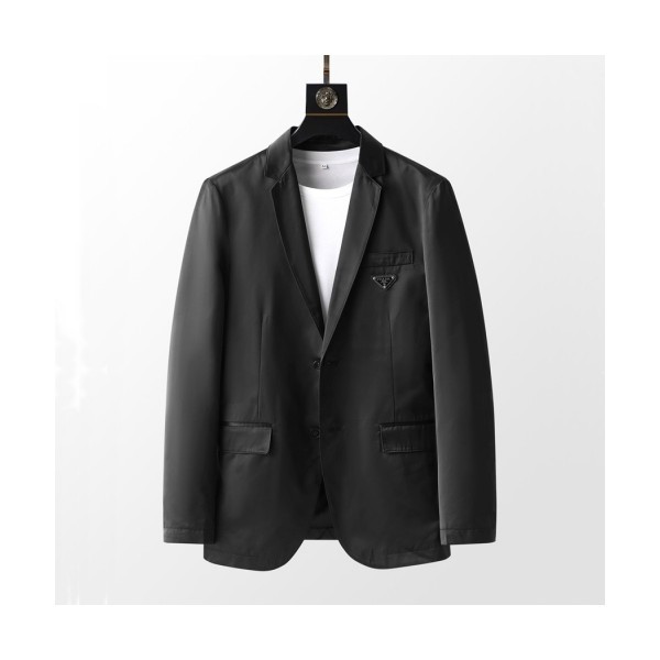 Prada  Mens Business Suit Jackets Black - 프라다 2023 남성 비지니스 슈트 자켓 Pra02389x Size(44 - 50) 블랙