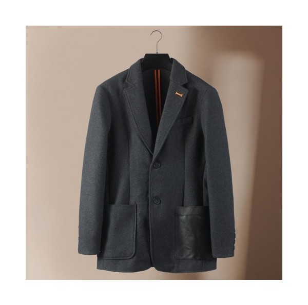 Hermes  Mens Business Wool Suit Jackets Black - 에르메스 2021 남성 비지니스 울 슈트 자켓 Her0701x Size(m - 2xl) 블랙