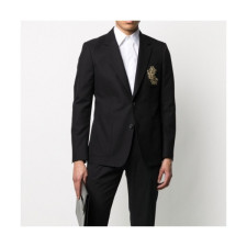 Alexander McQueen  Mens V-neck Cotton Suit Jackets Black - 알렉산더 맥퀸 2021  남성 브이넥 코튼 슈트 자켓 Ale0103x Size(m - 2xl) 블랙