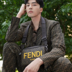 펜디 남성 모던 카키 슈트 자켓 - Fendi Mens Khaki Suit Jackets - fe184x