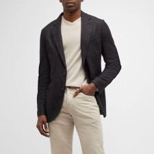로로피아나 남성 블랙 슈트 자켓 - Loro Piana Mens Black Suit Jackets - lp23x