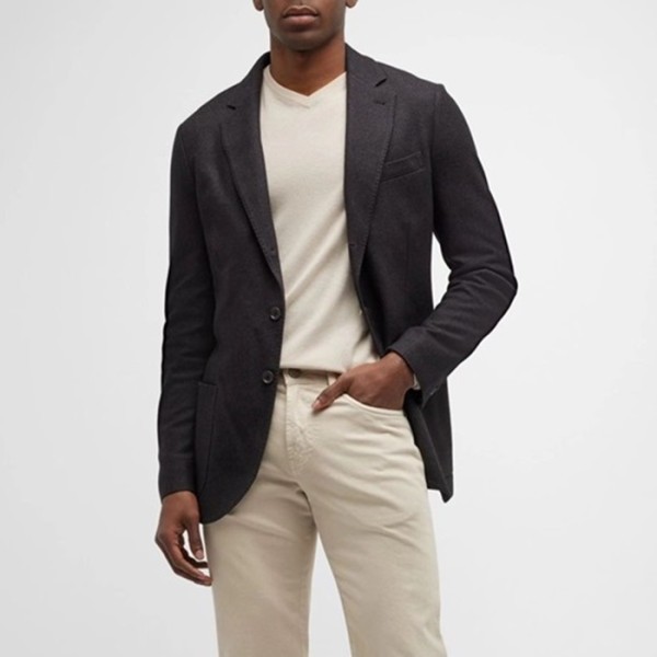 로로피아나 남성 블랙 슈트 자켓 - Loro Piana Mens Black Suit Jackets - lp23x