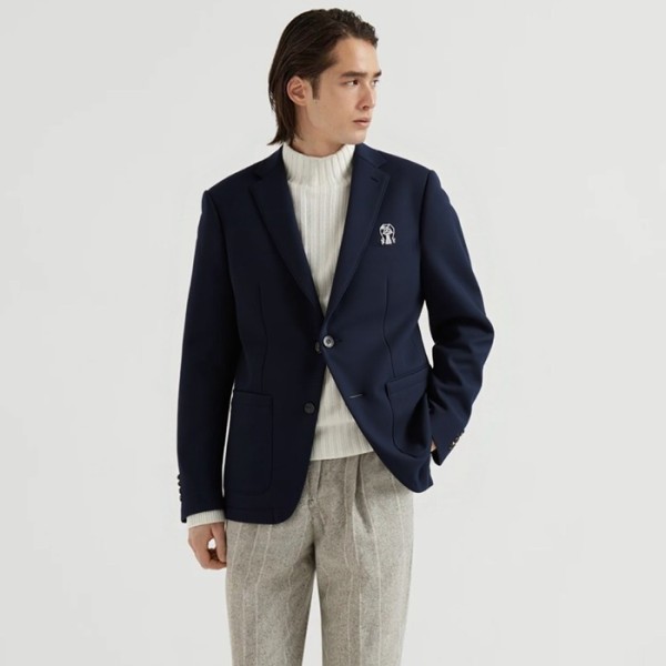브루넬로쿠치넬리 남성 슈트 자켓 - Brunello Cucinelli Mens Suit Jacket - brc12471x