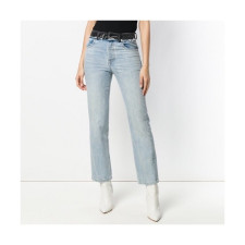 매장판]Alexsander Wang 2020 Womens Logo Classic Denim Pants - 알렉산더왕 2020 여성 로고 클래식 데님 팬츠 Alw0080x.Size(25 - 30).블루