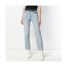 매장판]Alexsander Wang 2020 Womens Logo Classic Denim Pants - 알렉산더왕 2020 여성 로고 클래식 데님 팬츠 Alw0080x.Size(25 - 30).블루