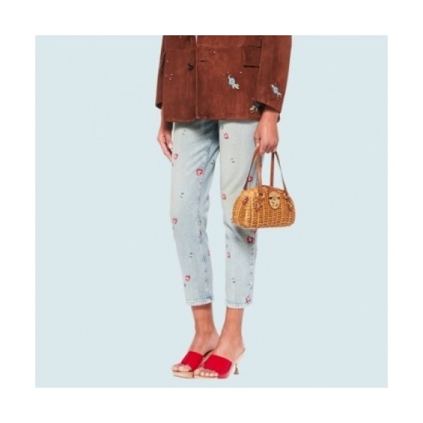 Miumiu 2020 Ladies Casual Denim Pants - 미우미우 2020 여성 캐쥬얼 데님 팬츠 Miu0198x.Size(s - xl).블루