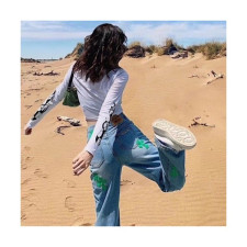 Chrom Hearts Womens Casual Denim Jeans - 크롬하츠 2020 여성 캐쥬얼 데님 청바지 Chr0293x.Size(s - l).블루