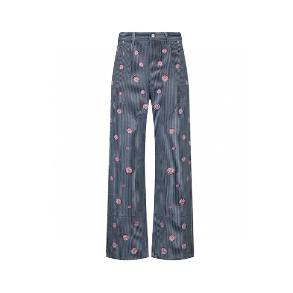 루이비통 남성 트렌디 청바지 - Louis vuitton Mens Trendy Jeans - lvc8254x