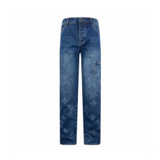 루이비통 남성 트렌디 청바지 - Louis vuitton Mens Trendy Jeans - lvc9689x