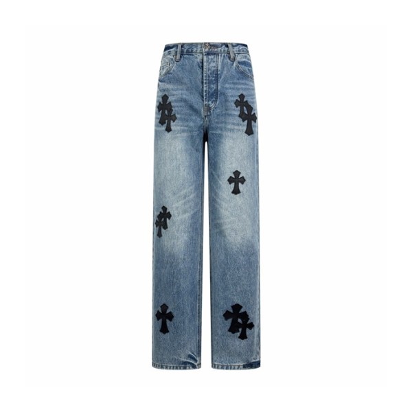 크롬하츠 남성 클래식 청바지 - Chrom Hearts Mens Classic Jeans - chc12699x