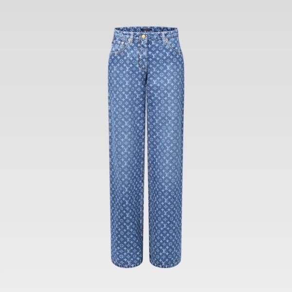 루이비통 여성 모노그램 청바지 - Louis vuitton Womens Monogram Jeans - lvc15117x