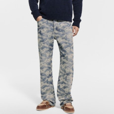 루이비통 남성 트렌디 청바지 - Louis vuitton Mens Trendy Jeans - lvc12894x