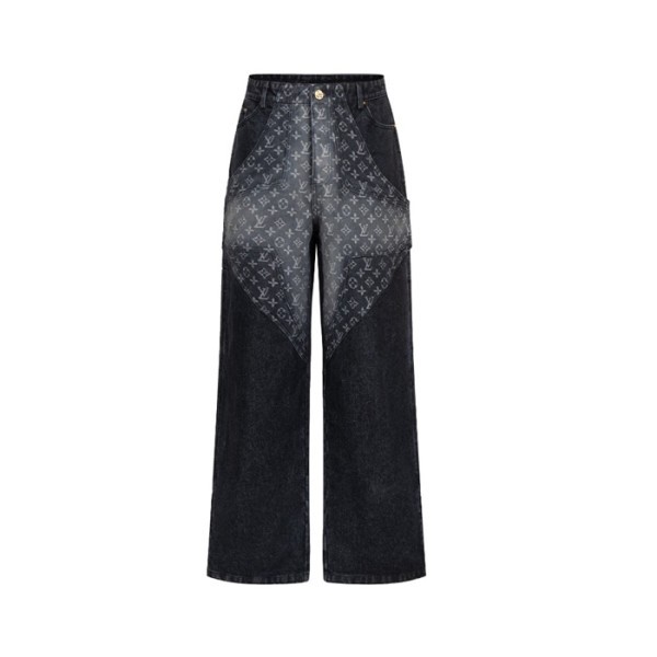 루이비통 남성 트렌디 청바지 - Louis vuitton Mens Trendy Jeans - lvc12997x