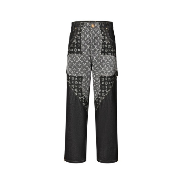 루이비통 남성 트렌디 청바지 - Louis vuitton Mens Trendy Jeans - lvc13045x