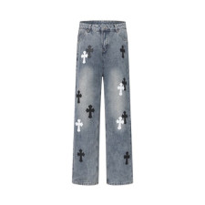 크롬하츠 남성 트렌디 청바지 - Chrom Hearts Mens Trendy Jeans - chc13392x