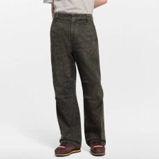루이비통 남성 모노그램 청바지 - Louis vuitton Mens Monogram Jeans - lvc14060x