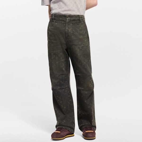 루이비통 남성 모노그램 청바지 - Louis vuitton Mens Monogram Jeans - lvc14194x