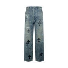 크롬하츠 남성 트렌디 청바지 - Chrom Hearts Mens Trendy Jeans - chc14512x