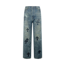 크롬하츠 남성 트렌디 청바지 - Chrom Hearts Mens Trendy Jeans - chc14512x