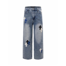 크롬하츠 남성 트렌디 청바지 - Chrom Hearts Mens Trendy Jeans - chc16199x