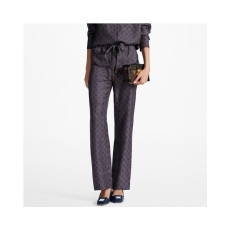 루이비통 여성 블랙 팬츠 - Louis vuitton Womens Black Pants - lv1162x