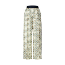 루이비통 여성 누보 모노그램 테일러드 와이드 레그 팬츠 - Louis vuitton Womens Nouveau Monogram Tailored Wide-Leg Pants - lvc13699x
