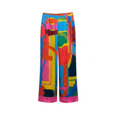 에르메스 여성 실크 프린트 와이드 팬츠 - Hermes Womens Silk Printed Wide-leg Pants - hec15166x