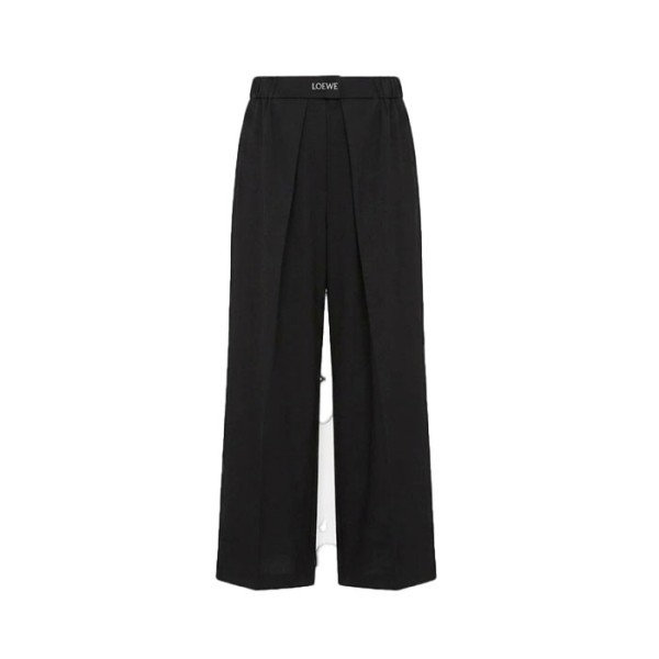 로에베 여성 로에베 플리츠 캐주얼 팬츠 - Loewe Womens Pleated Casual Pants - loc16269x