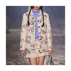 Dior Womens Flower Linen Short Skirt - 디올 여성 플라워 린넨 반바지 Dio514x