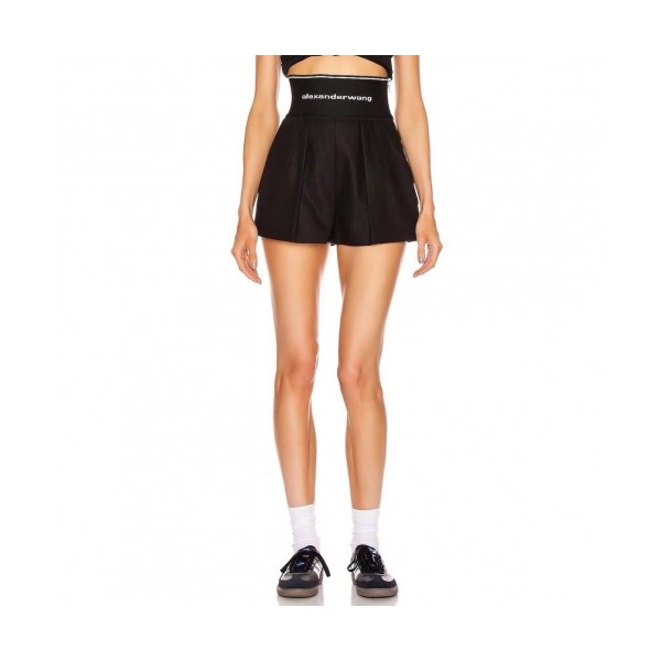 알렉산더왕]Alexander wang 2020 Womens Modern Cotton Short Pants - 알렉산더왕 2020 여성 모던 코튼 반바지 Ale0081x.Size(s - l).2컬러(블랙/화이트)