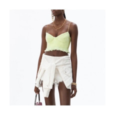 알렉산더왕]Alexander wang 2020 Womens Modern Denim Short Trousers - 알렉산더왕 2020 여성 모던 데님 반바지 Ale0084x.Size(xs - l).화이트