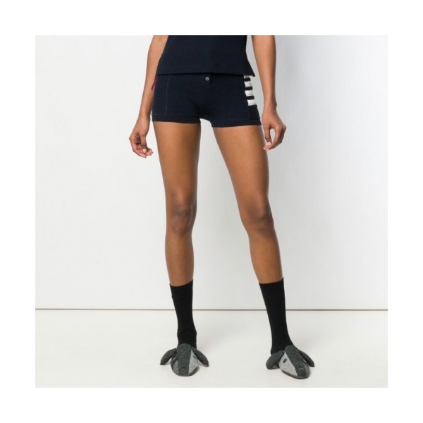 톰브라운]Thom Browne 2020 Womens Classic Cotton Short Pants - 톰브라운 2020 여성 클래식 코튼 숏팬츠 Thom0765x.Size(s - l).네이비