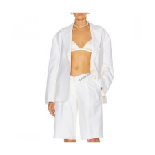 알렉산더왕]Alexander wang 2020 Womens Modern Cotton  Half-pants - 알렉산더왕 2020 여성 모던 코튼 반바지 Ale0120x.Size(s - l).화이트
