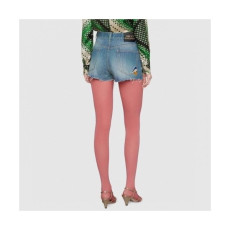 Gucci 2020 Womens Initial Logo Half-pants Blue - 구찌 2020 여성 이니셜 로고 반바지 Guc03694x Size(s - l) 블루