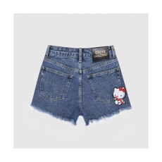 Gucci  Womens Initial Logo Half-pants Blue - 구찌 2021 여성 이니셜 로고 반바지 Guc03756x Size(s - xl) 블루