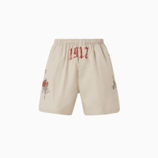 발렌시아가 남성 타투 와이드핏 반바지 - Balenciaga Mens Tattoo Wide Fit Shorts - bac15173x