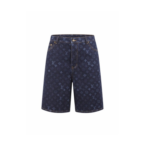 루이비통 남성 데님 쇼츠 - Louis vuitton Mens Denim Shorts - lvc15250x