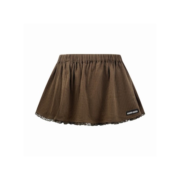 미우미우 여성 미디 스커트 - Miumiu Womens Midi Skirt - mic15442x
