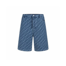 디올 남성 오블리크 쇼츠 - Dior Mens Oblique Shorts - dic15812x