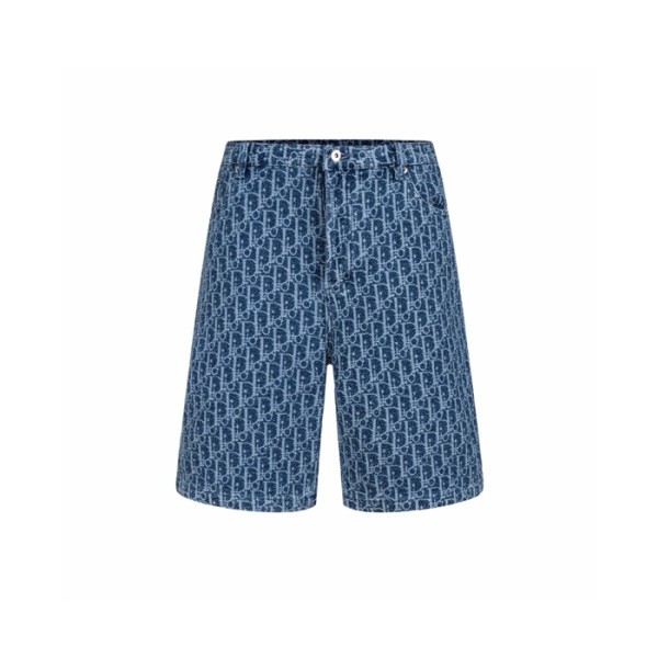 디올 남성 오블리크 쇼츠 - Dior Mens Oblique Shorts - dic15812x