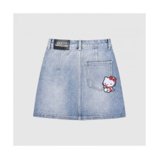 Gucci  Womens Initial Logo Skirts Blue - 구찌 2021 여성 이니셜 로고 스커트 Guc03754x Size(s - xl) 블루
