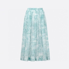 디올 여성 디올리비에라 플레어 미디 스커트 - Dior Womens Dioriviera Flared Midi Skirt - dic7601x