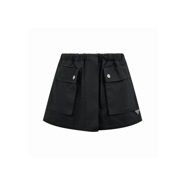 프라다 여성 패브릭 스커트 - Prada Womens Technical Fabric Circle Skirt - prc15155x